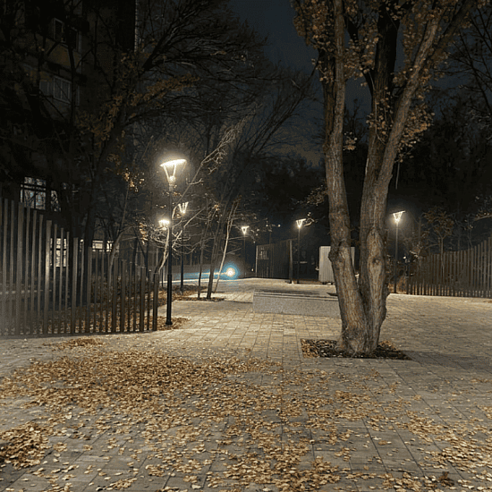 Освещение зоны благоустройства «Поляна ЮФУ», г. Ростов‑на‑Дону